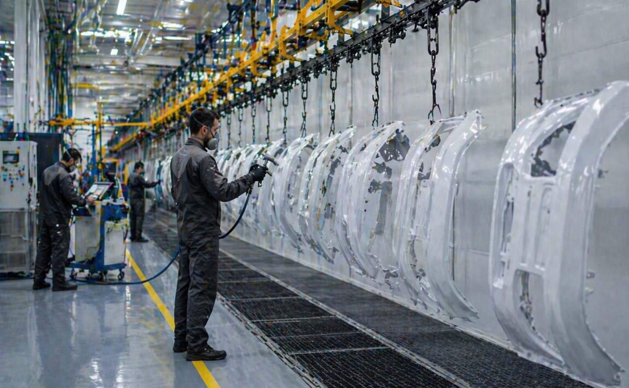 VKS Pintura Líquida · Pintura Líquida Industrial de Alta Gama para Piezas de Plástico